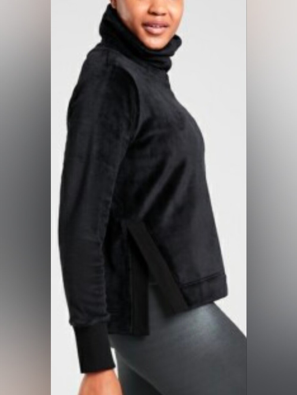 Athleta M Double Cozy Karma Funnel Neck